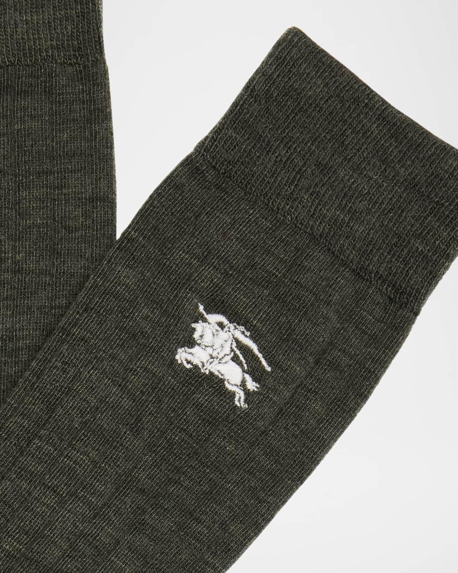 Men's Embroidered EKD Rib Crew Socks Product Image