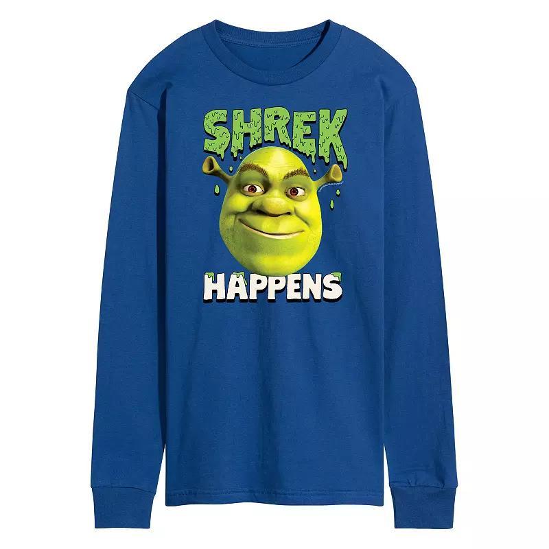 Men's Shrek Happens Tee, Size: Large, Gray Product Image