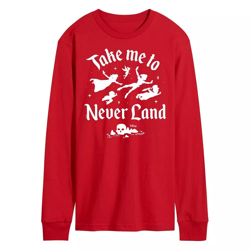 Disney's Peter Pan Men's Never Land Long Sleeve,  Product Image