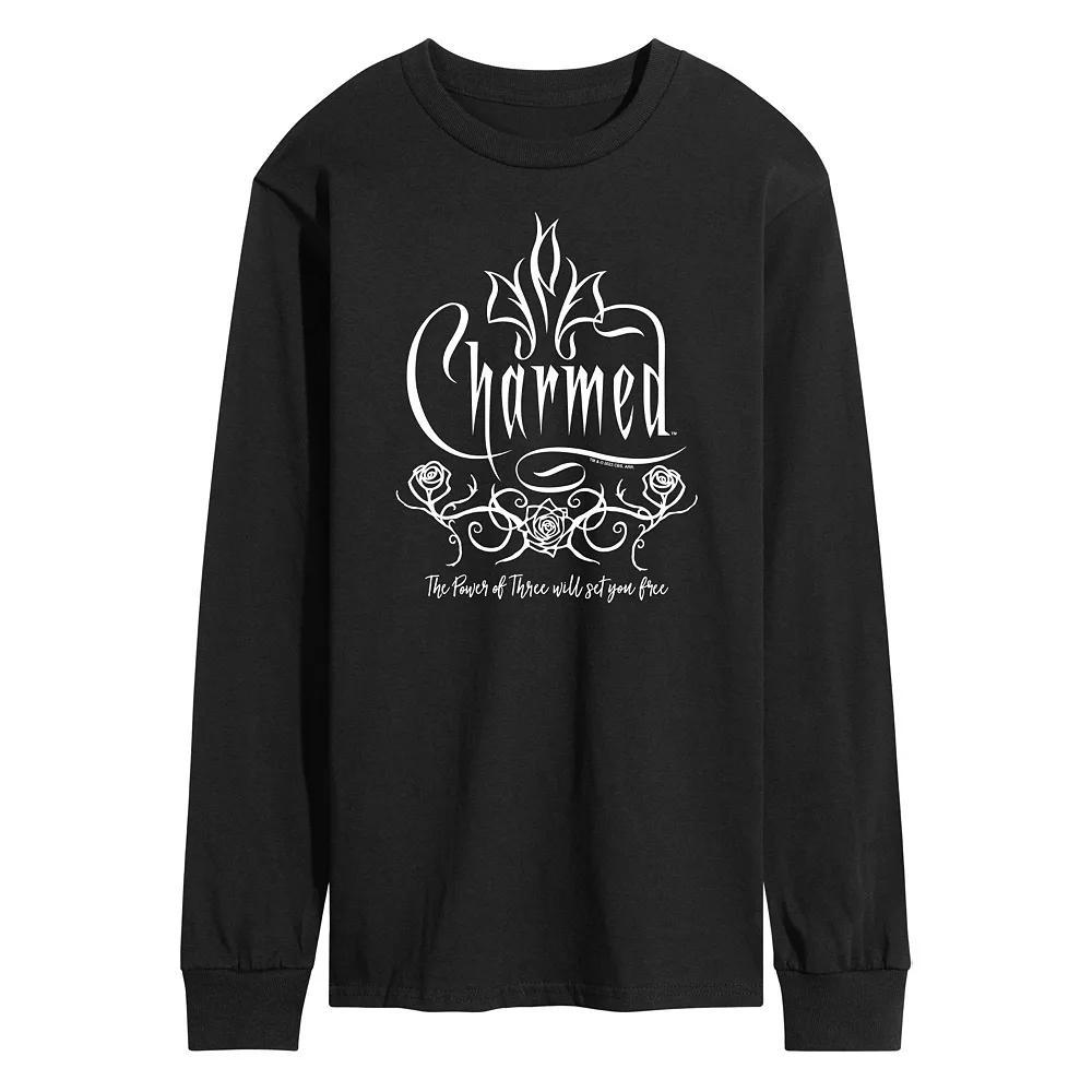 Men's Charmed Roses Long Sleeve Graphic Tee,  Product Image