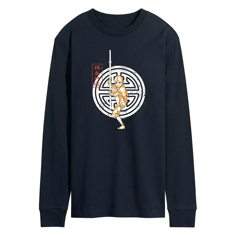 Men's Avatar Aang Crest Long-Sleeve Tee,  Product Image