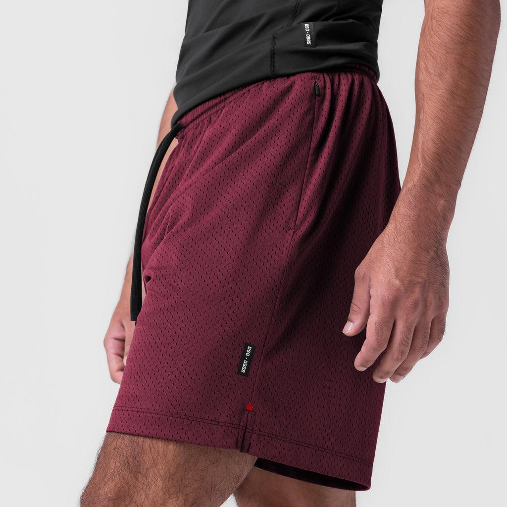 0988. Reversible 2-in-1 Short - Crimson Male Product Image