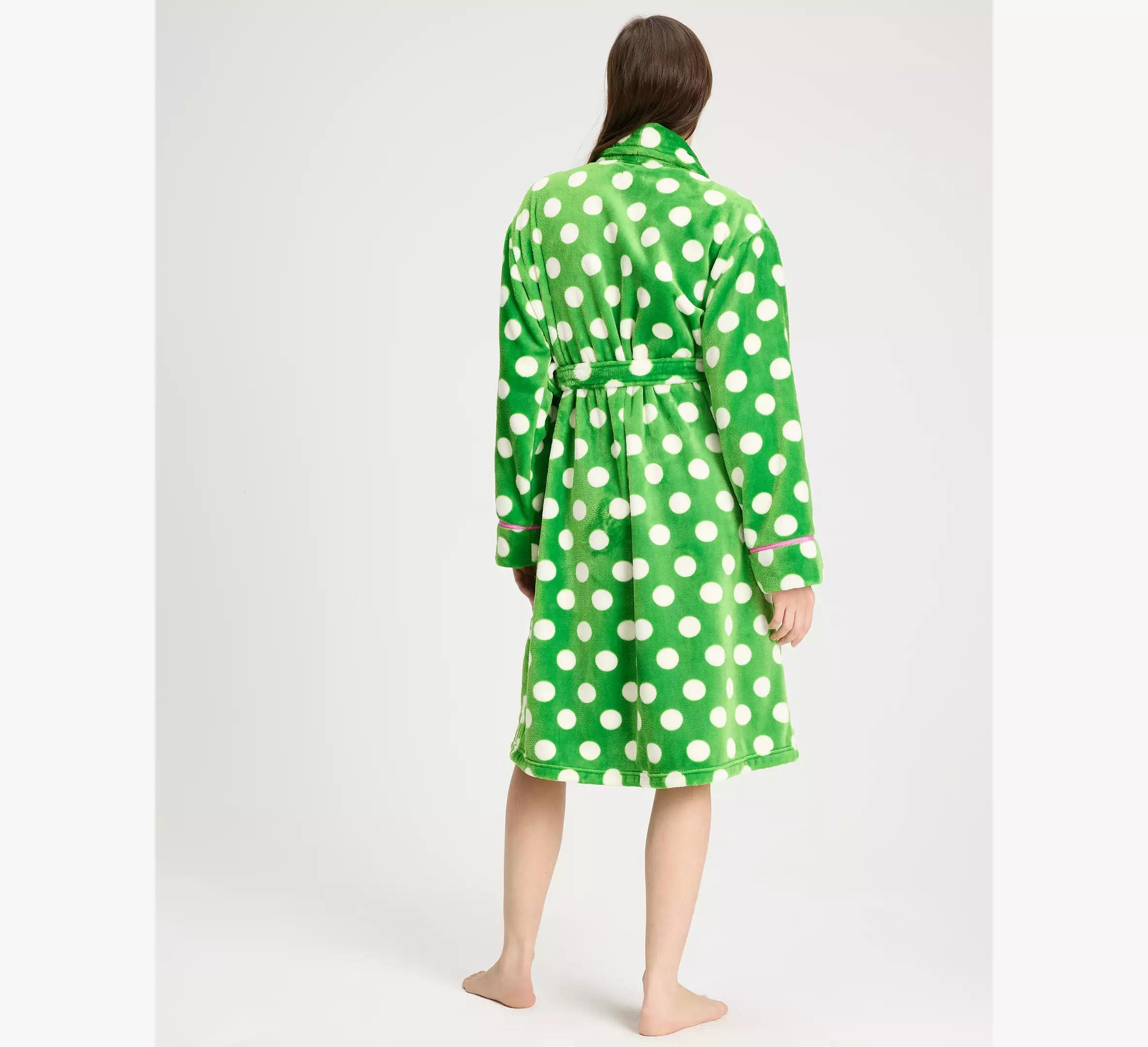 Green Grand Dot Long Robe Product Image