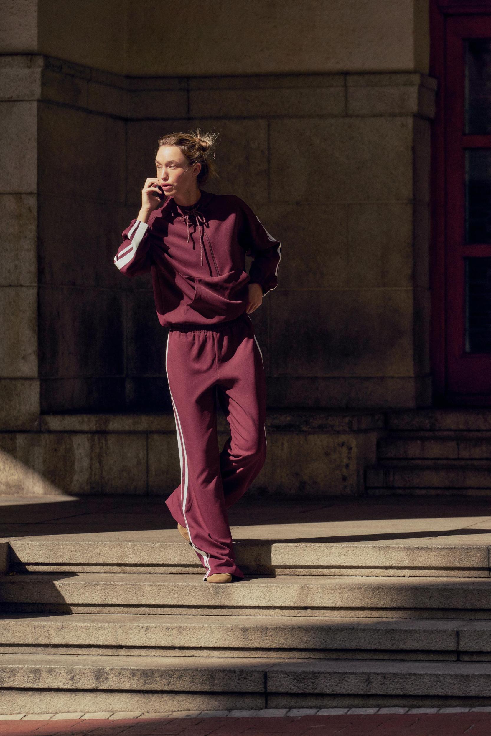 SIDE STRIPE STRAIGHT LEG PANTS Product Image