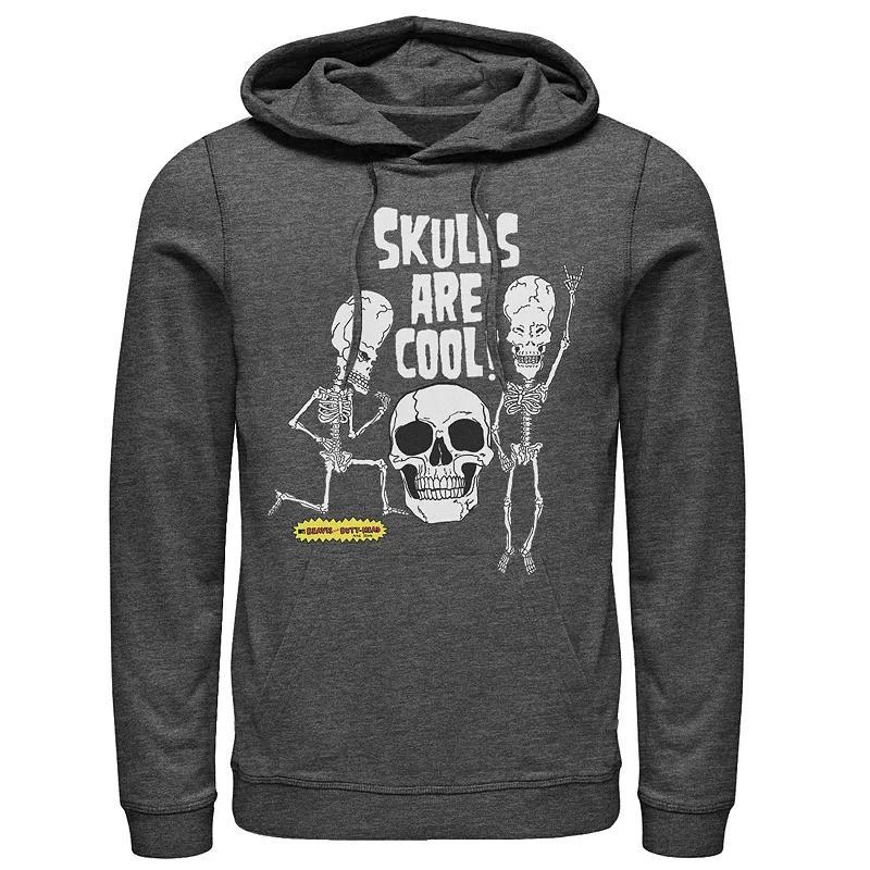 Men's Beavis And Butthead Skulls Are Cool Hoodie, Size: Small, Blue Product Image