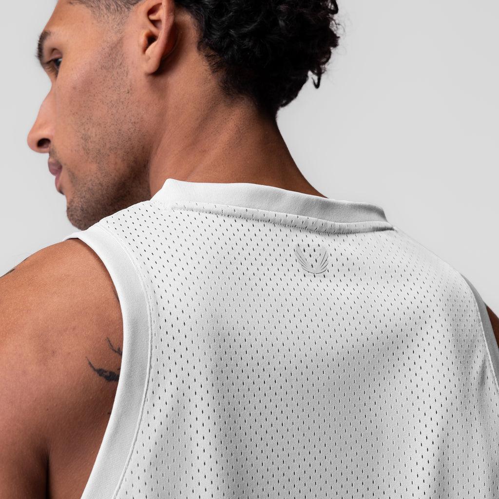 0990. Ion-Mesh Basketball Jersey - White Product Image