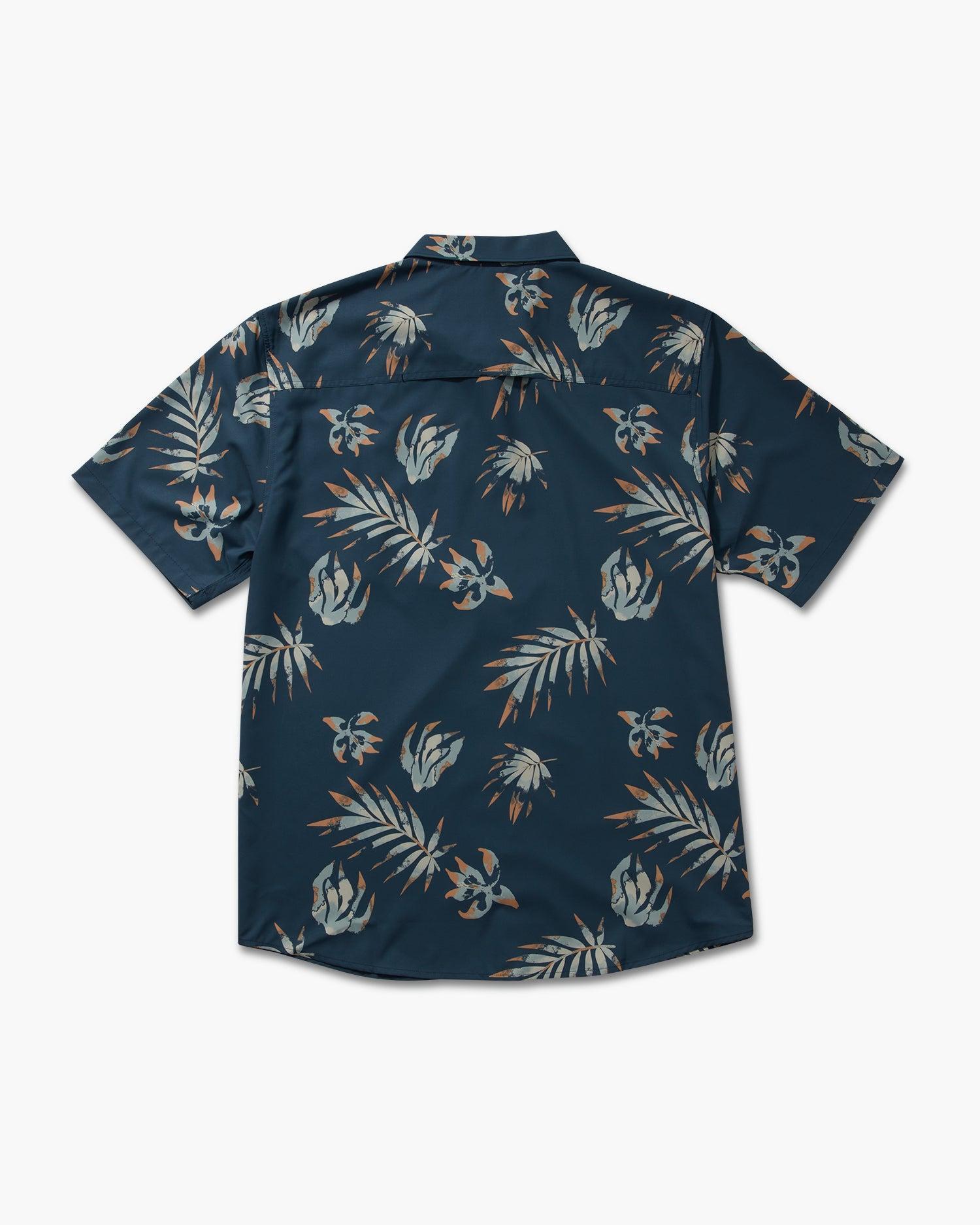 Badland S/S Tech Woven - Navy Male Product Image