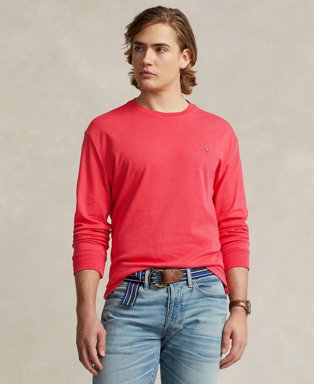 POLO RALPH LAUREN Men's Classic-fit Soft Cotton Crewneck T-shirt In Refined Navy Product Image