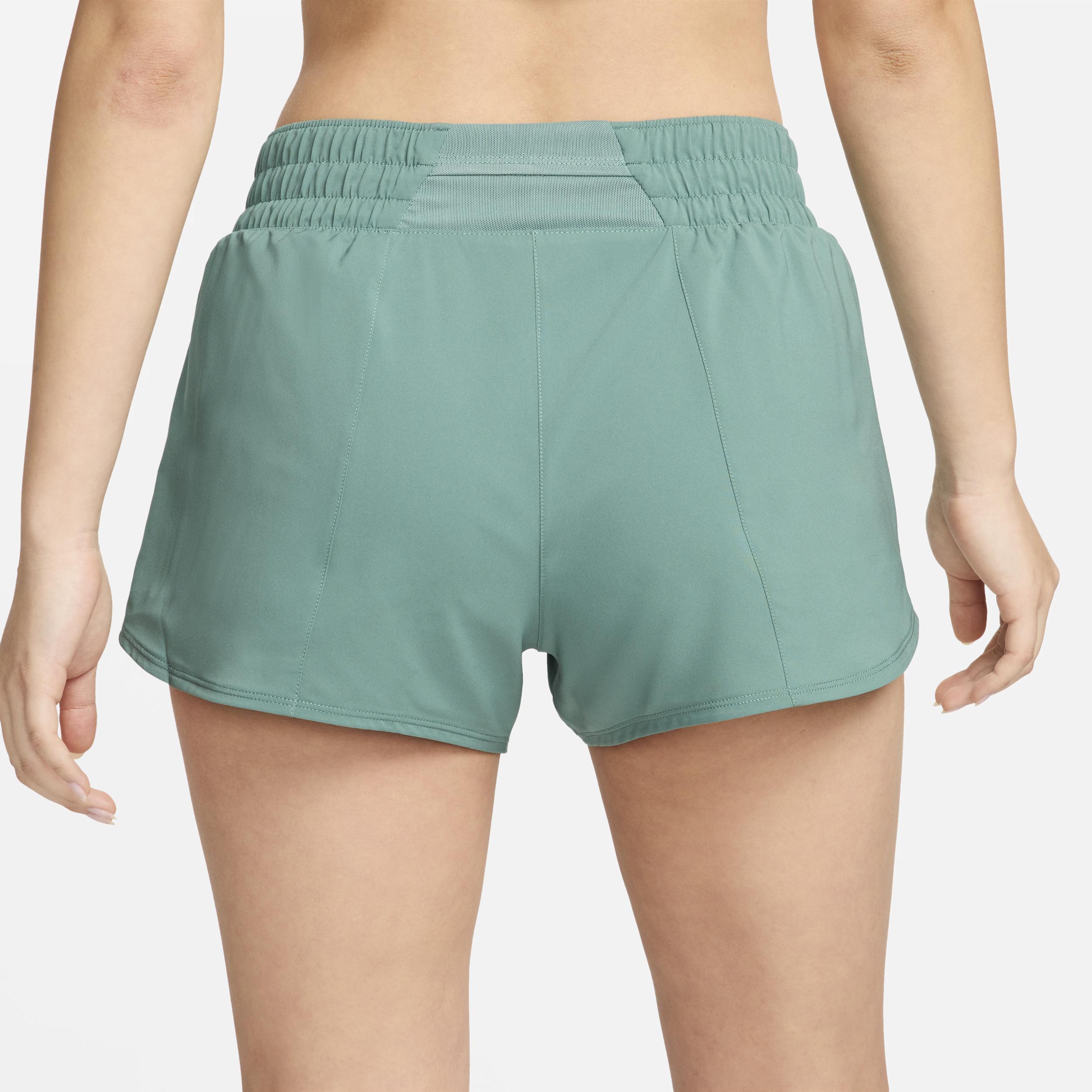 Nike Women's One Dri-FIT Mid-Rise 3" Brief-Lined Shorts Product Image