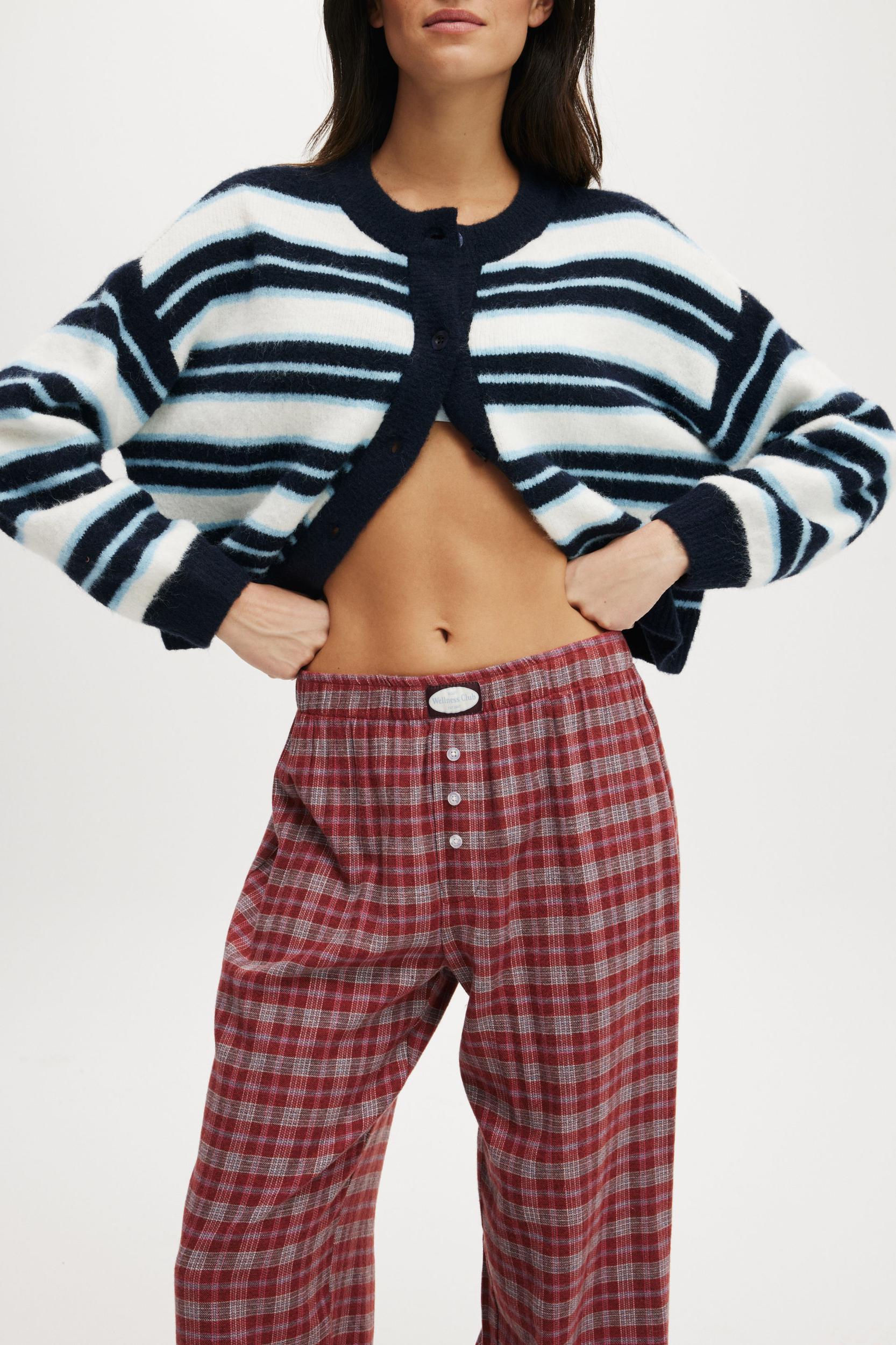 Flannel Wide Leg Pant Product Image