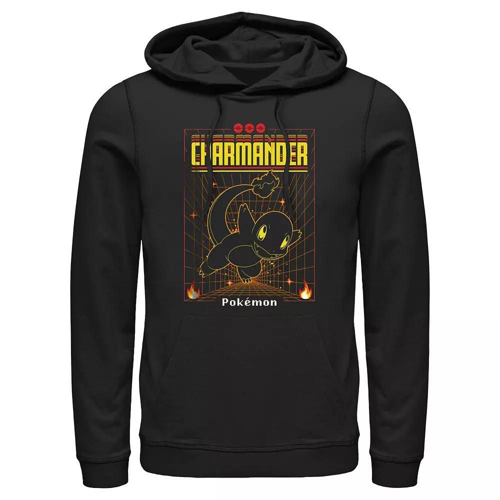 Mens Pokemon Bulbasaur Grid Background Graphic Hoodie Product Image