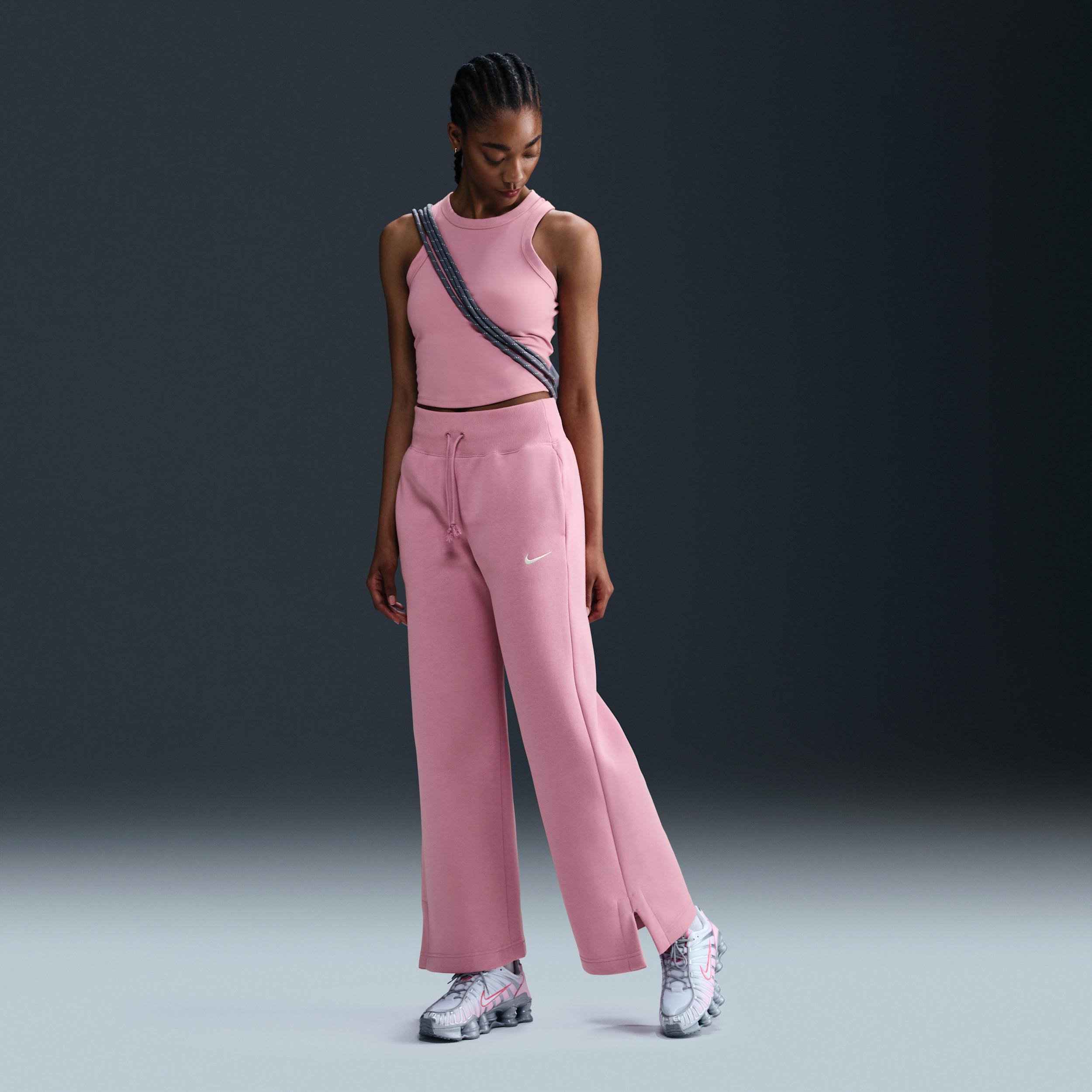 Nike Sportswear Phoenix Fleece Women's High-Waisted Wide-Leg Sweatpants Product Image