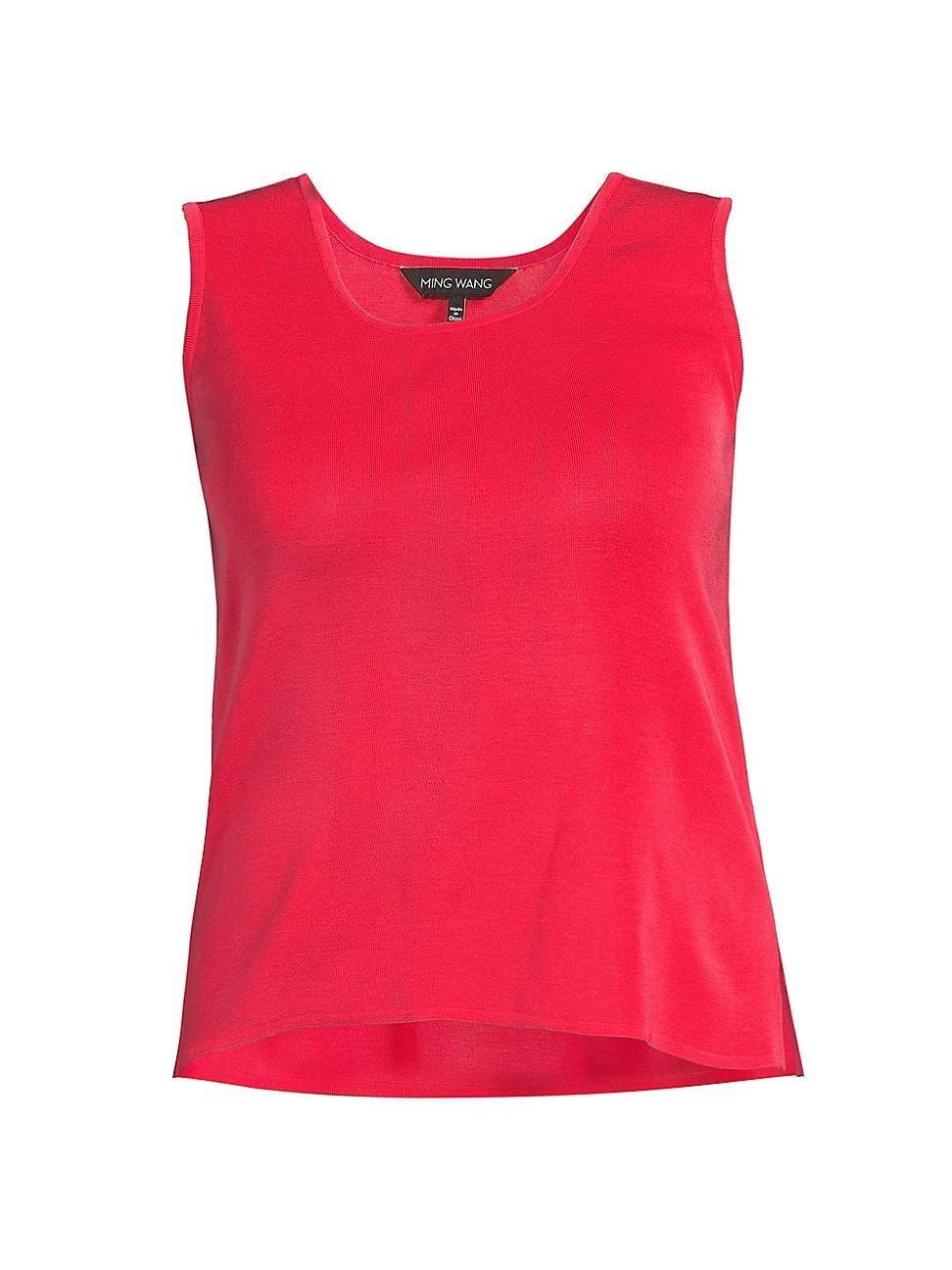 Womens Scoopneck Knit Tank Product Image