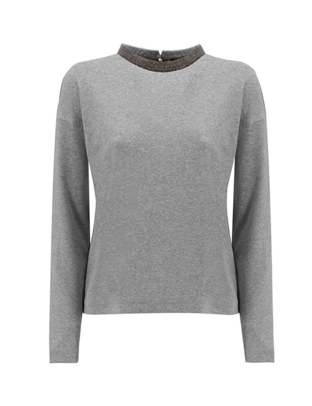 FABIANA FILIPPI T-shirt In Grey Product Image