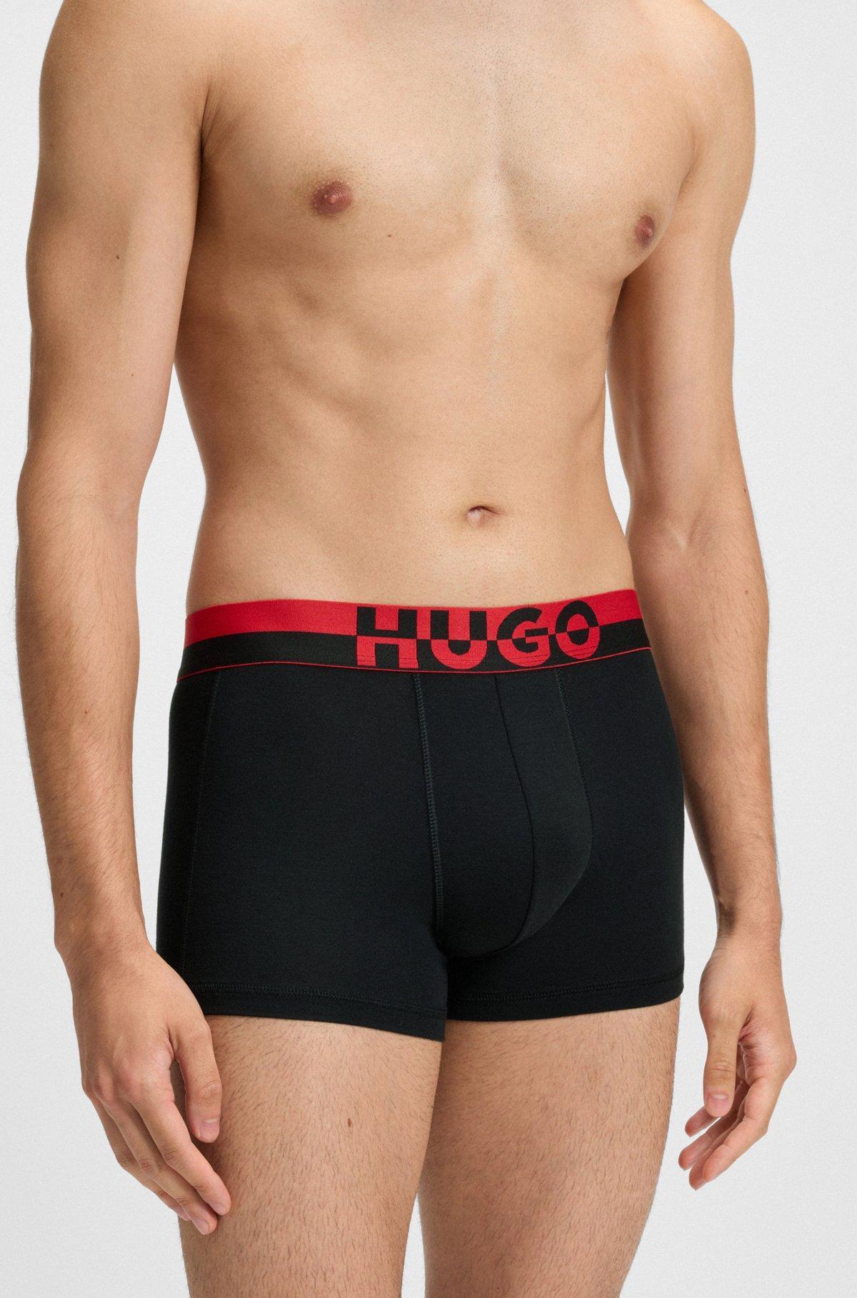 Three-pack of trunks with logo waistbands Product Image