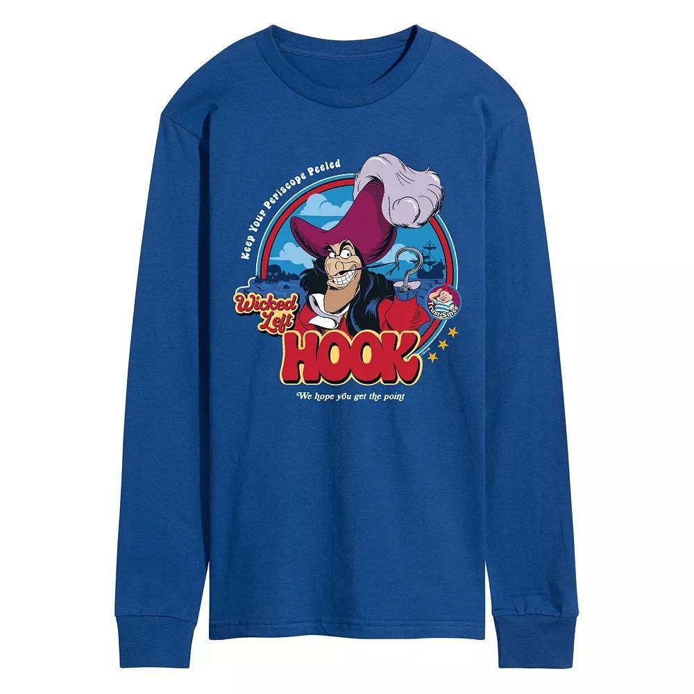 Disney's Peter Pan Men's Wicked Left Hook Long Sleeve, Size: Medium, Blue Product Image