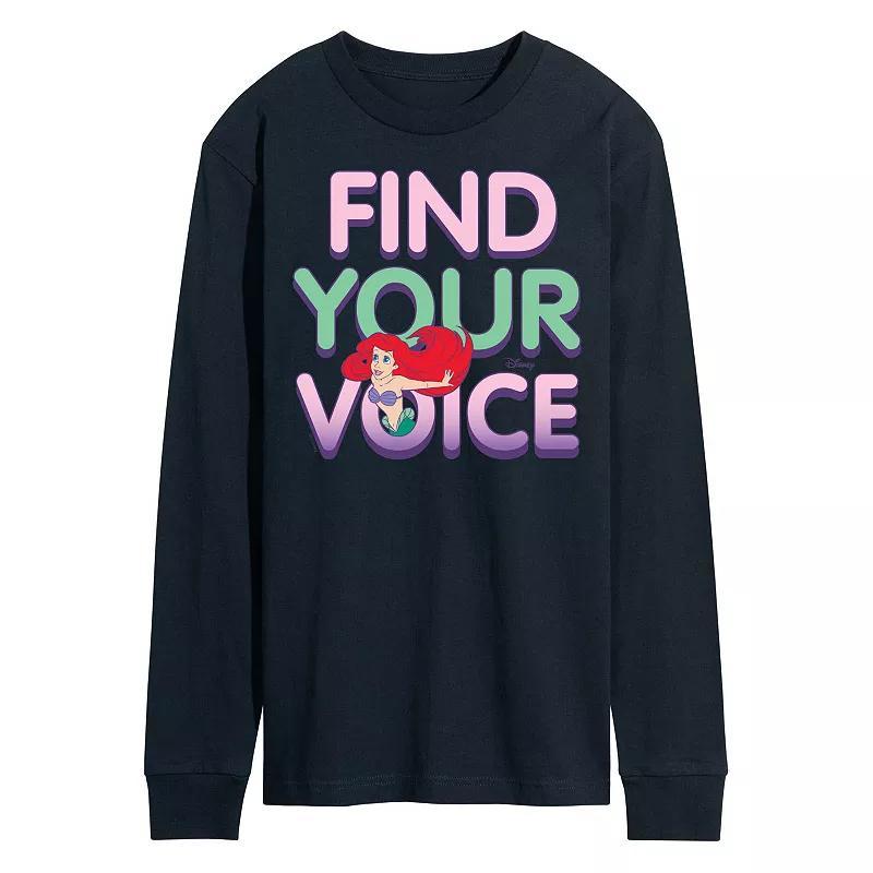 Disney's The Little Mermaid Men's Ariel Long Sleeve Tee,  Product Image