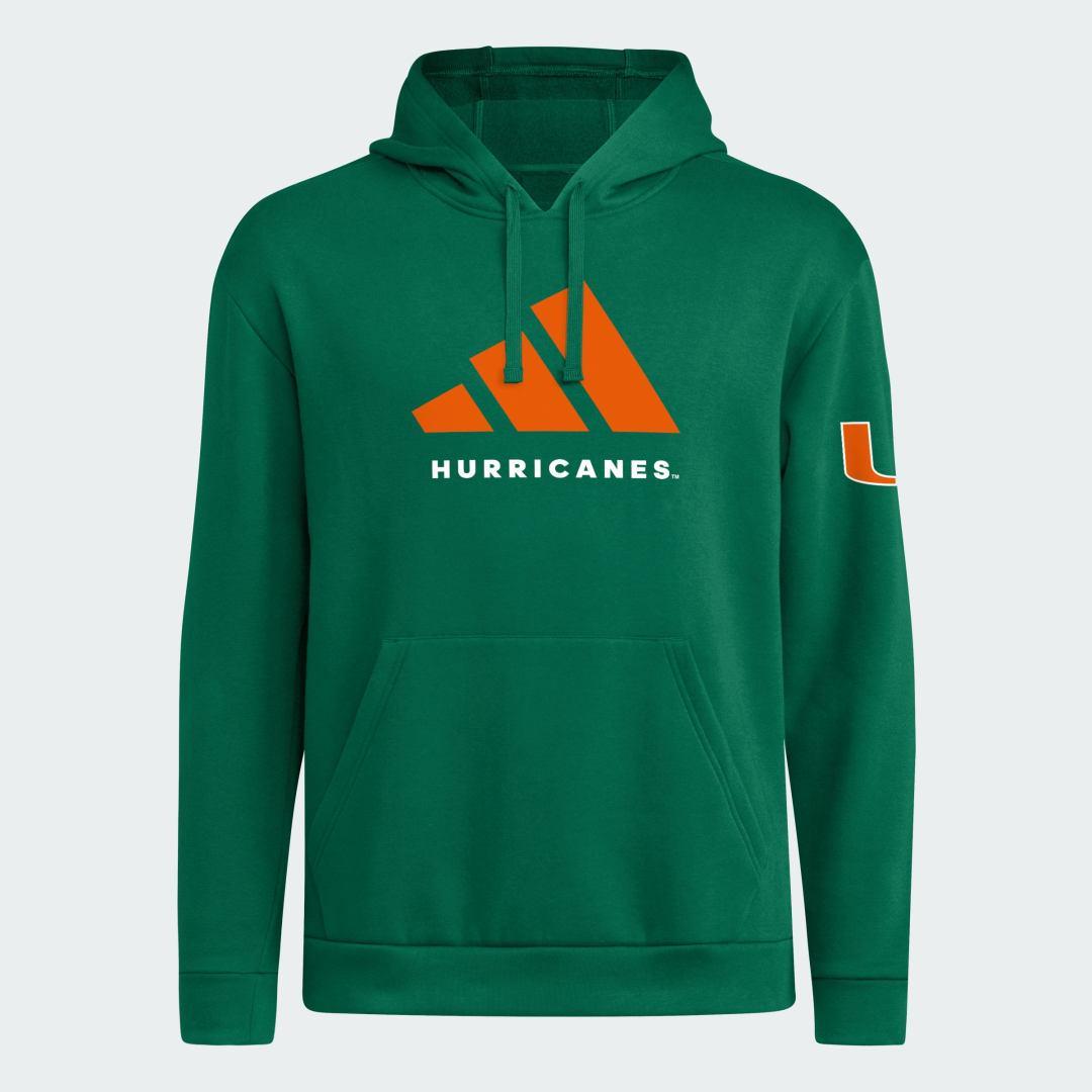 Miami Hurricanes adi DNA Fleece Hoodie Product Image