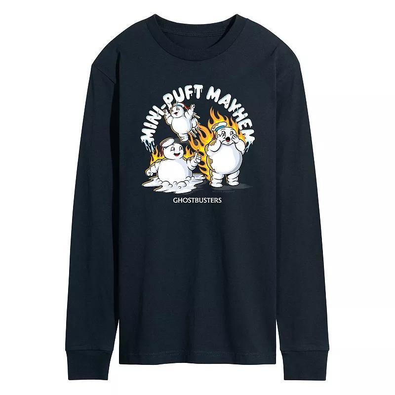 Men's Ghostbusters Frozen Empire Mini Pufts Long Sleeve Graphic Tee,  Product Image