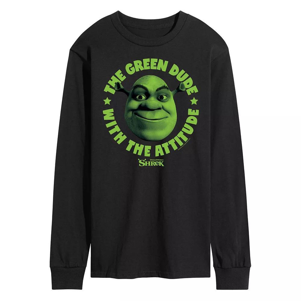 Men's Shrek Green Dude Tee, Size: XXL, Black Product Image