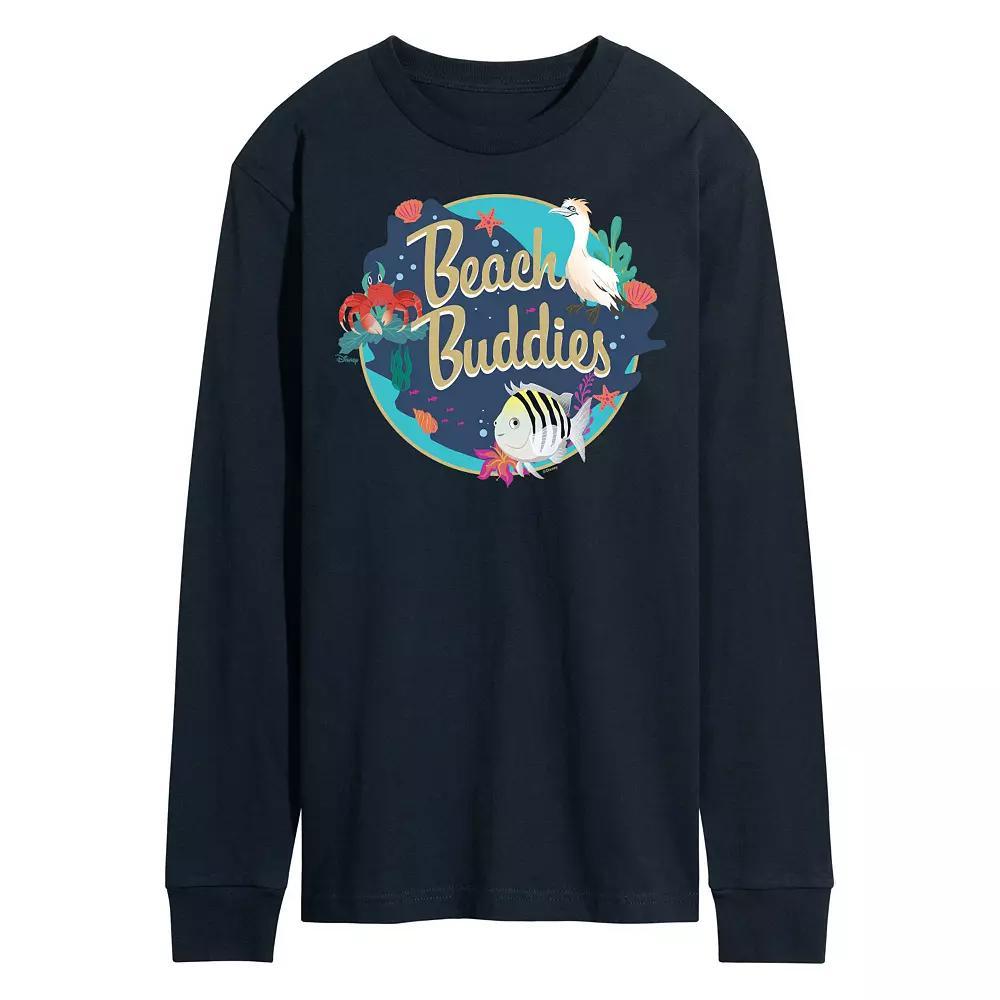 Disney's The Little Mermaid Men's Beach Buddies Graphic Tee, Size: Small, Blue Product Image