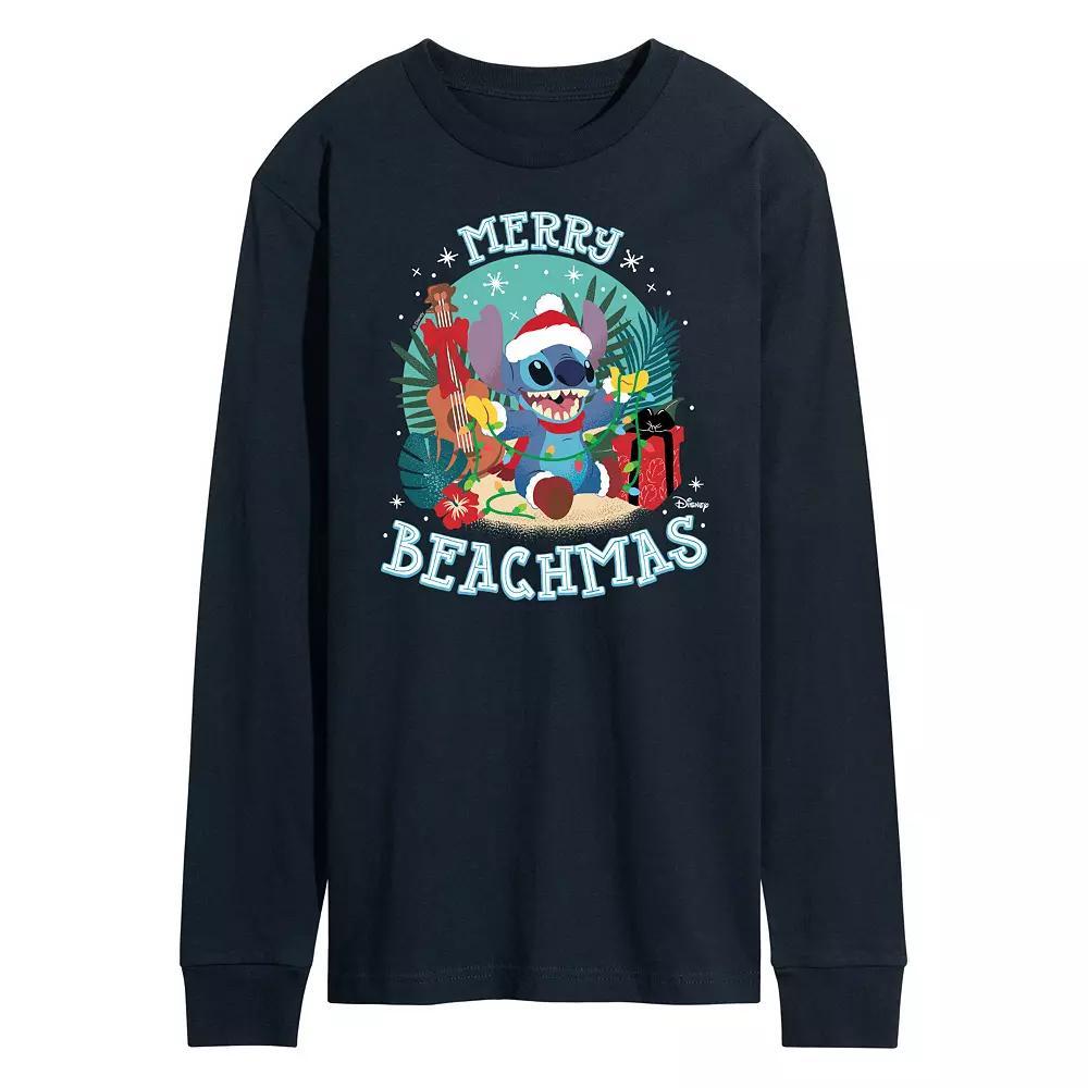 Disney's Lilo & Stitch Merry Beachmas Tee, Men's,  Product Image