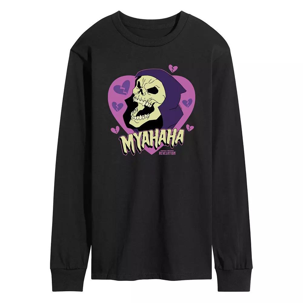 Men's Masters Of The Universe Skeletor Long Sleeve Graphic Tee, Size: Medium, Blue Product Image