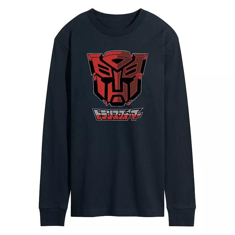 Men's Transformers Autobot Comic Style Long Sleeve Graphic Tee,  Product Image