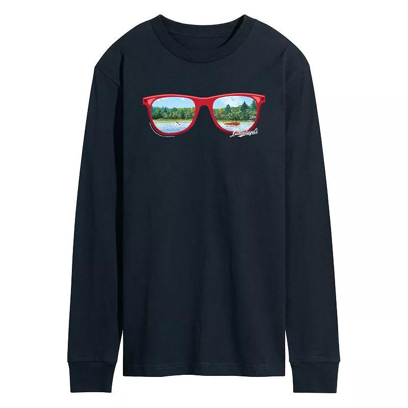 Mens Leinenkugels Sunglasses Long Sleeve Graphic Tee Blue Product Image