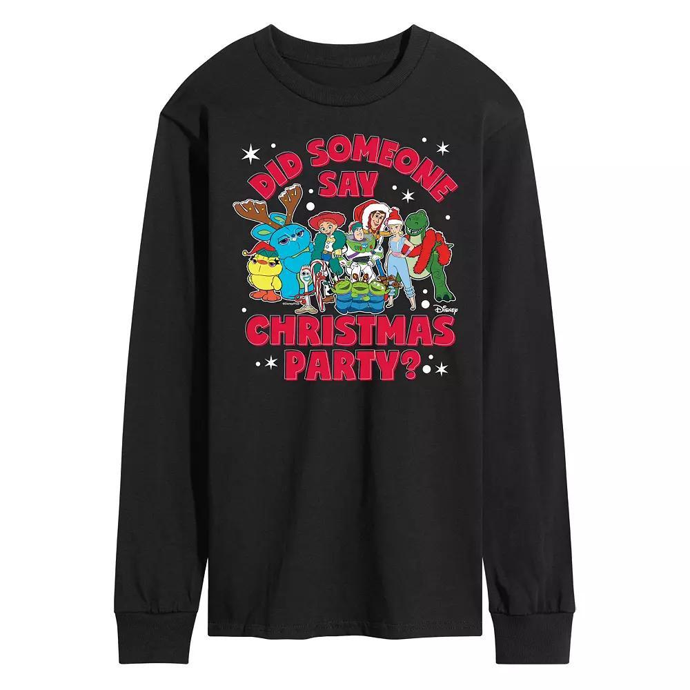 Disney / Pixar's Toy Story 4 Men's Christmas Party Long Sleeve Graphic Tee,  Product Image