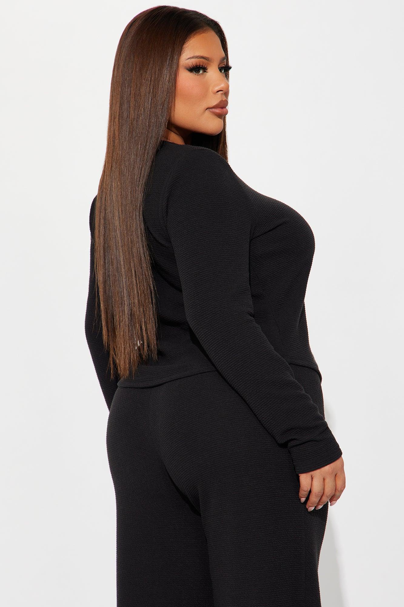 Always Nice Pant Set - Black Product Image