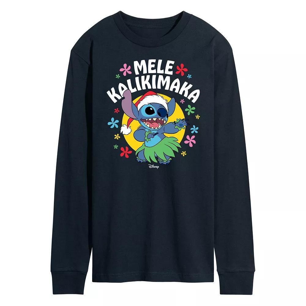 Disney's Lilo & Stitch Mele Kalikmaka Tee, Men's,  Product Image