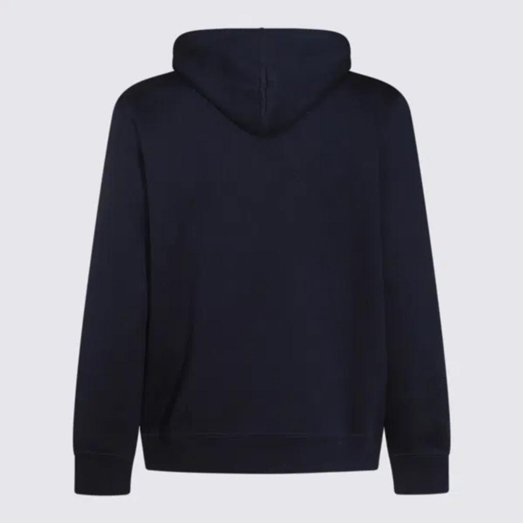 Navy Blue Cotton Sweatshirt Product Image