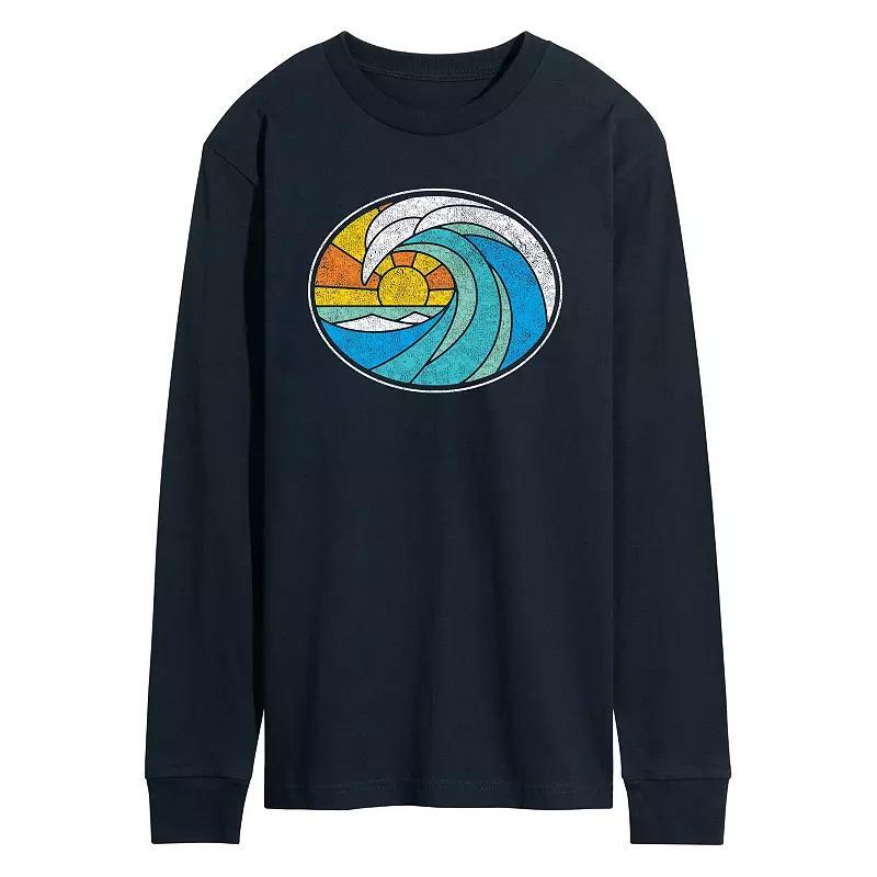 Men's Wave Stained Glass Tee,  Product Image