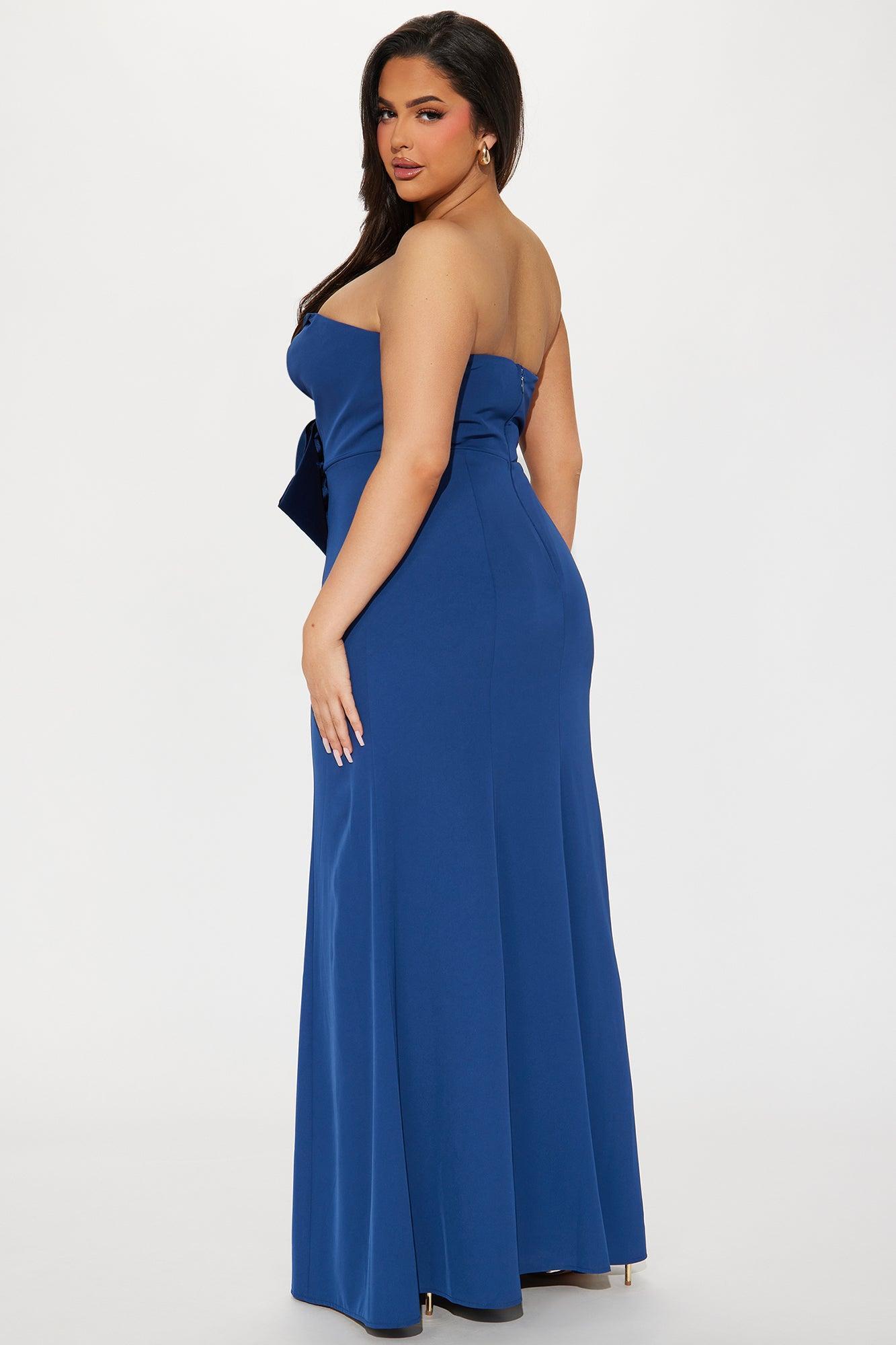 Elegant Moment Gown - Navy Product Image