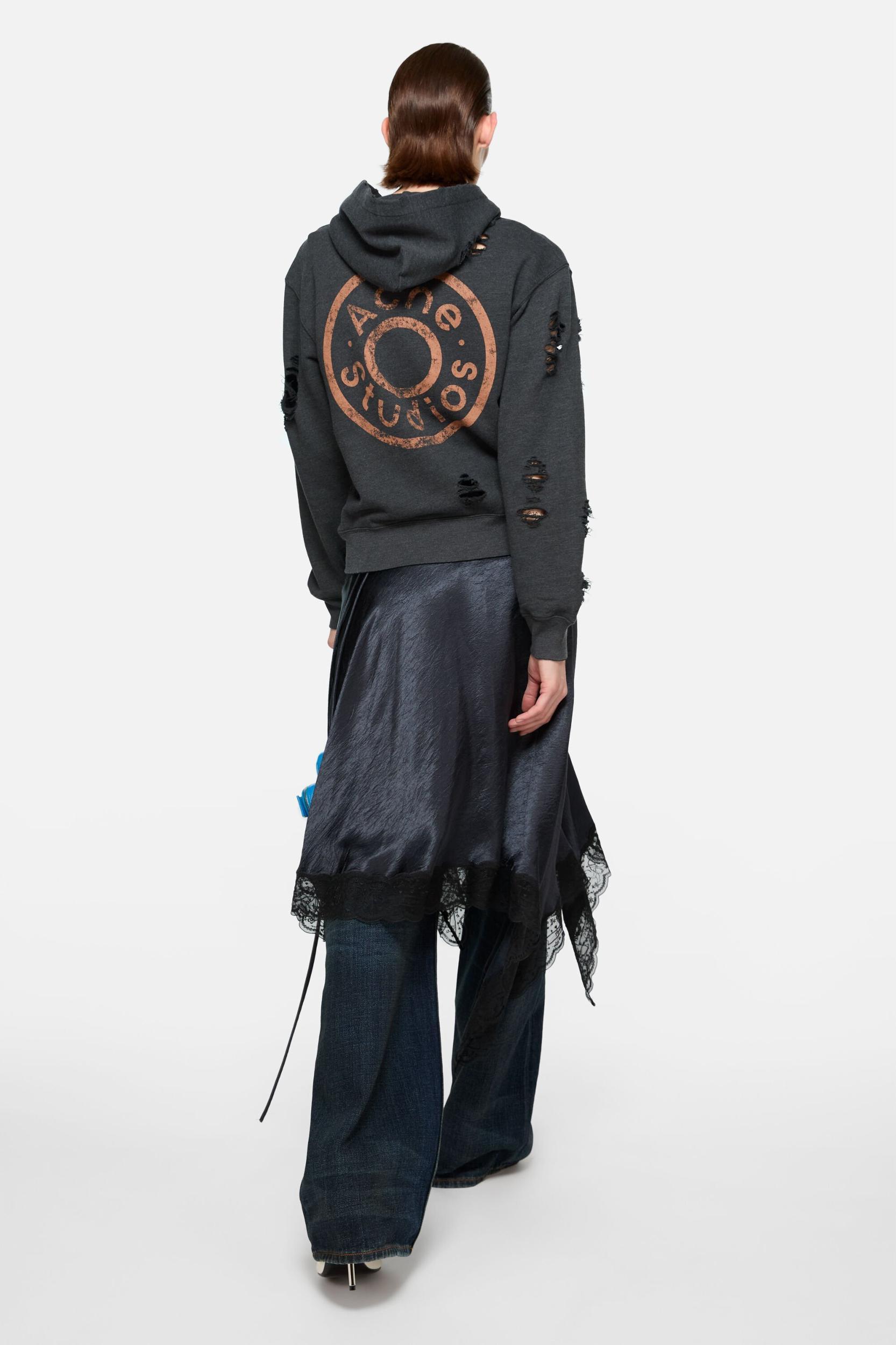 Hooded zipper sweater Product Image