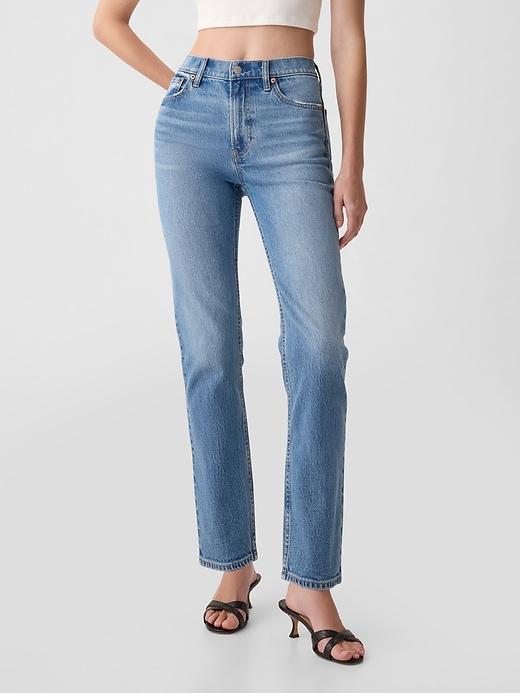 High Rise '90s Straight Jeans Product Image