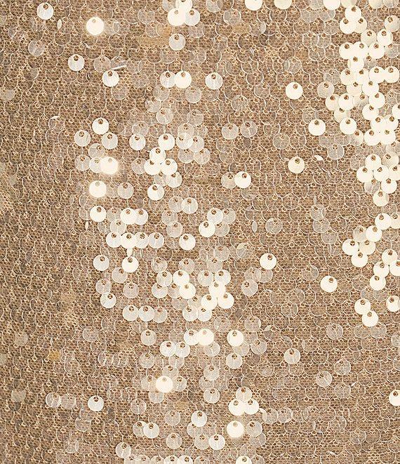 Gianni Bini Madelyn Square Neck Sleeveless Sequin Lace Midi Dress Product Image