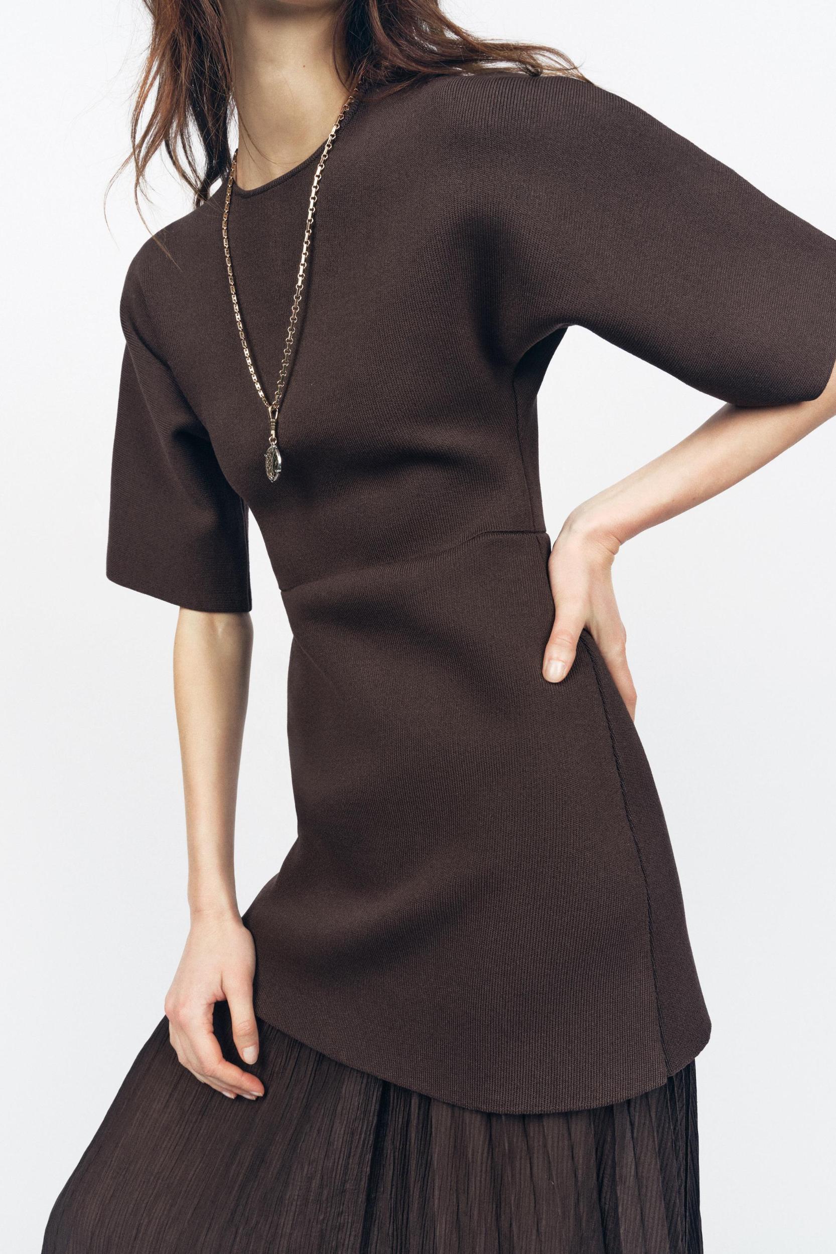 PLEATED COMBINATION DRESS Product Image