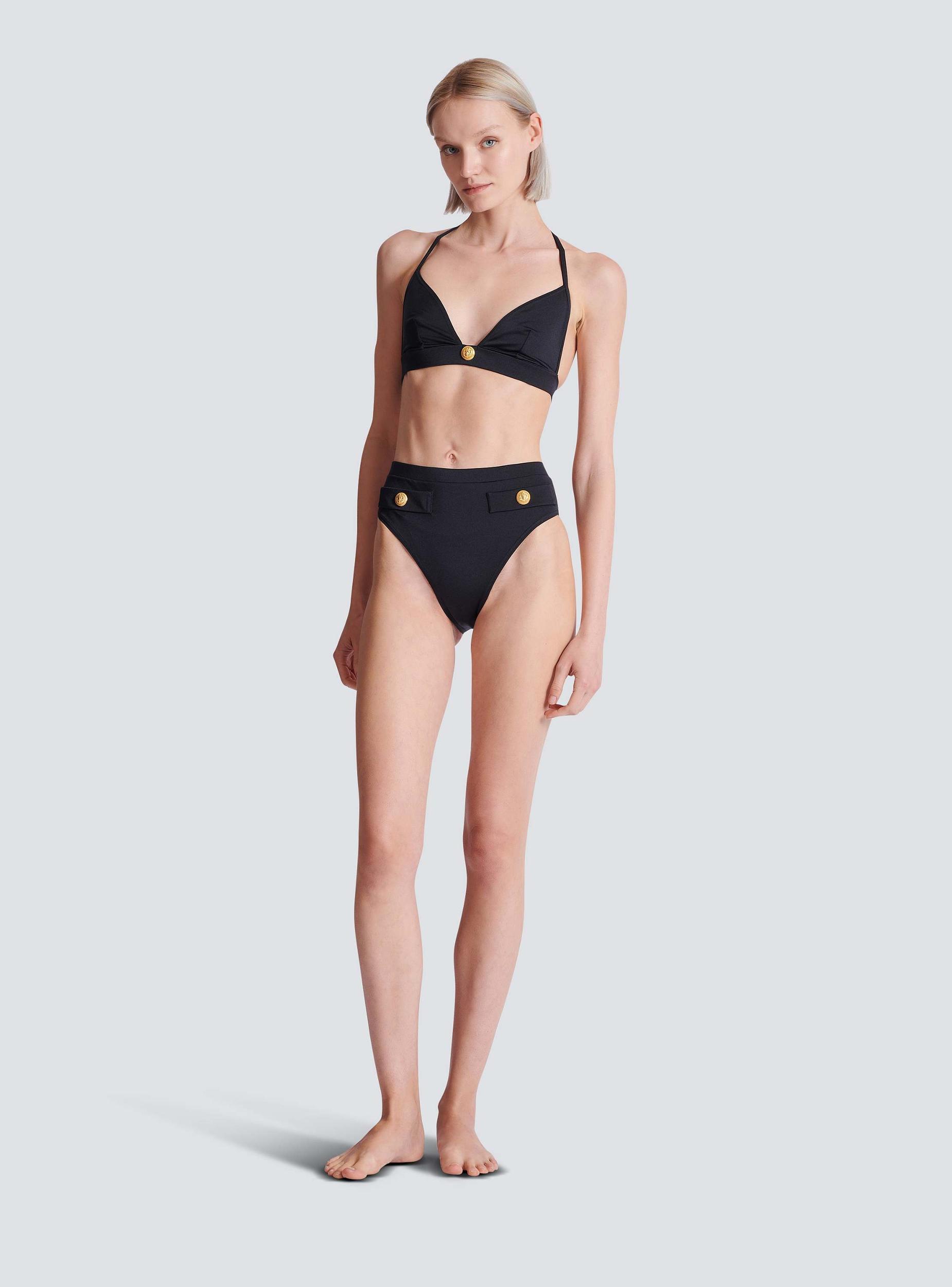 Two-piece swimsuit with buttons Product Image