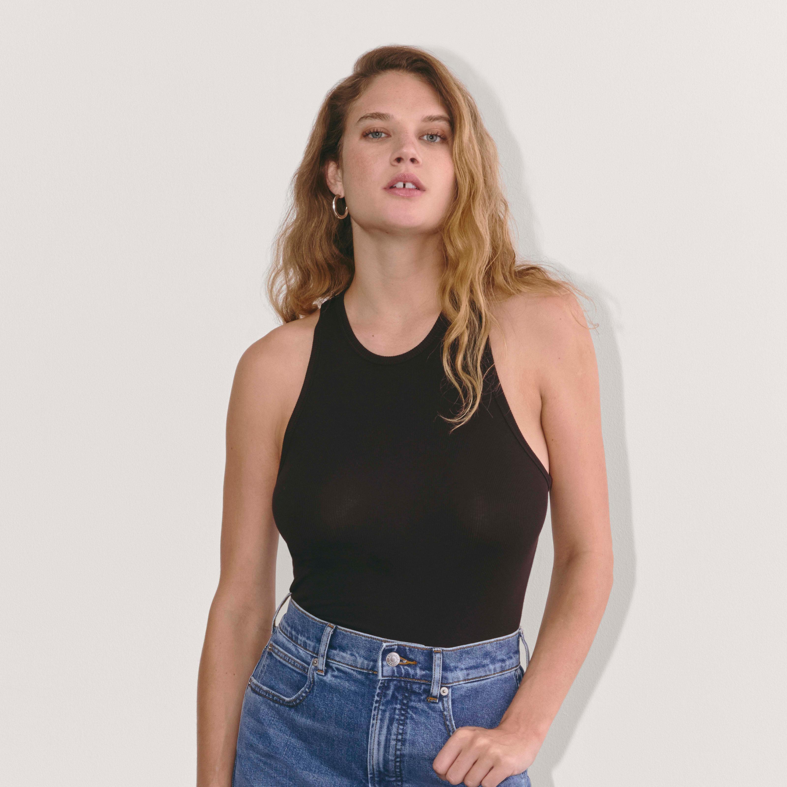 Womens Luxe Rib Racerback Tank by Everlane Product Image