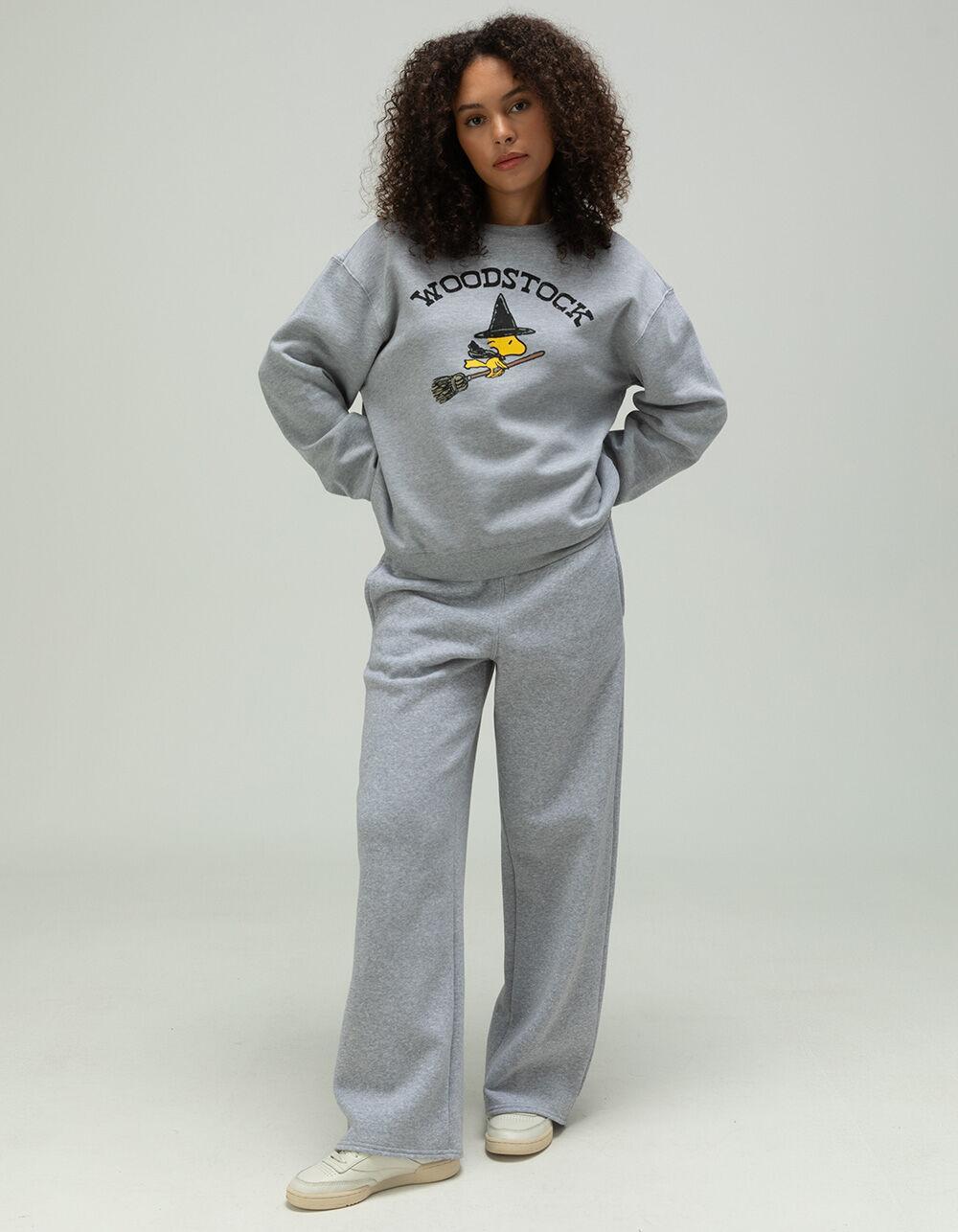 RSQ x Peanuts Womens Woodstock Crewneck Sweatshirt - HEATHER GRAY Product Image