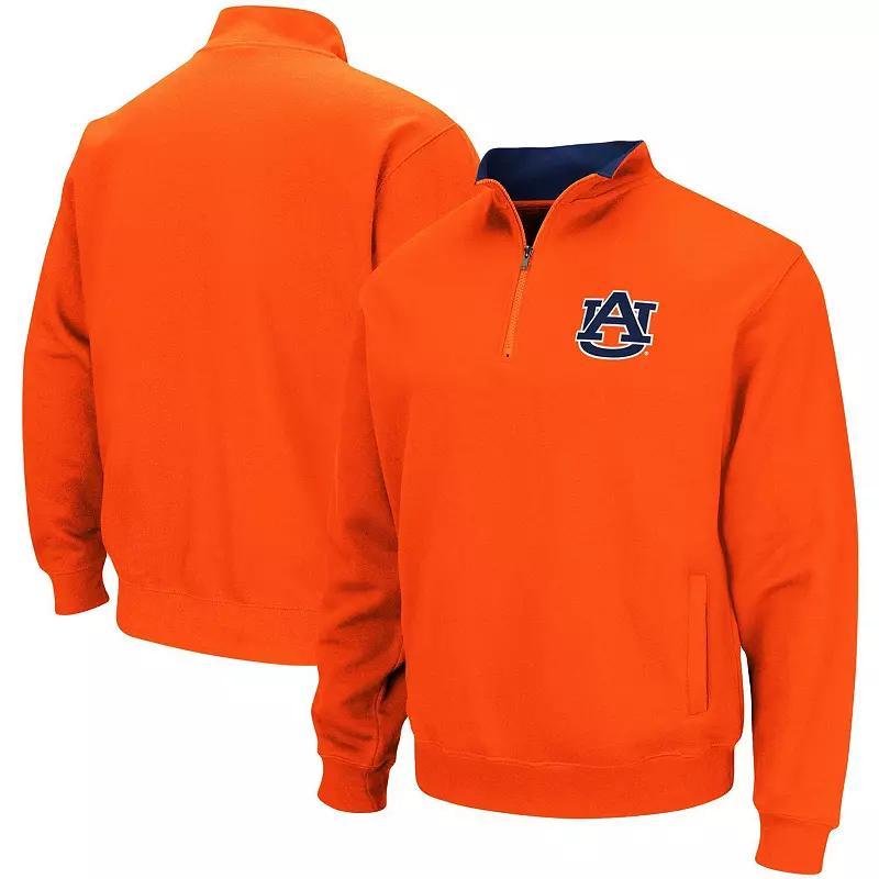 Men's Colosseum Orange Auburn Tigers Tortugas Logo Quarter-Zip Pullover Jacket,  Product Image