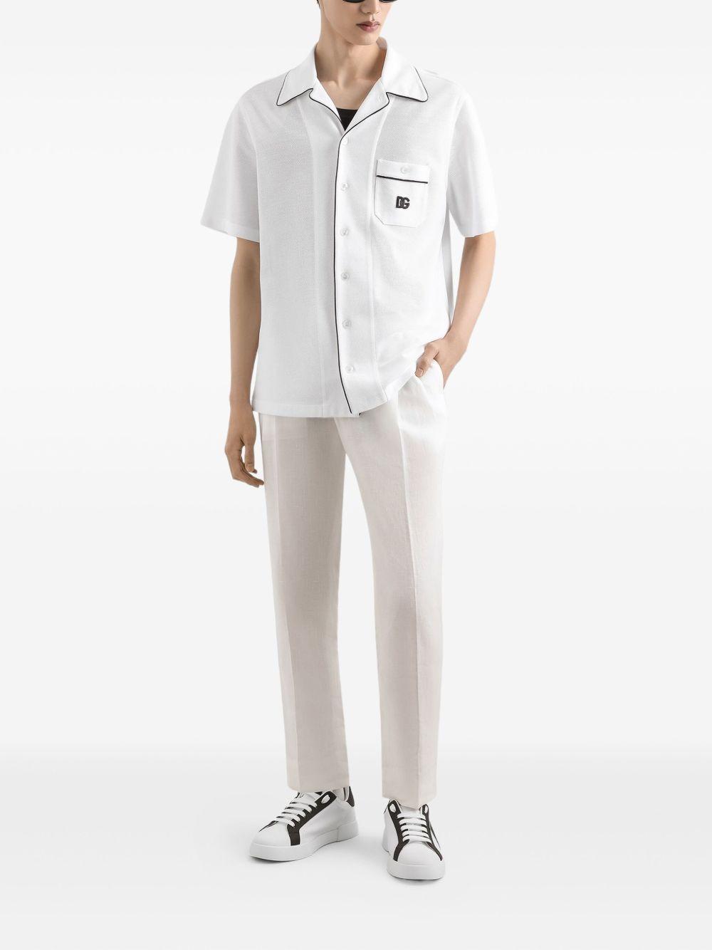linen tapered trousers Product Image