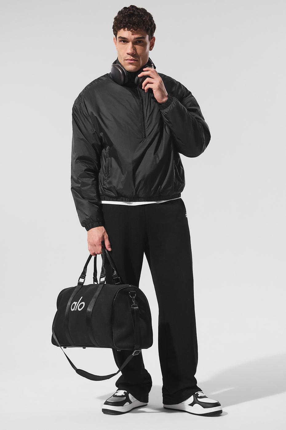 Latitude Light Weight 1/2 Zip Pullover Jacket - Black Product Image