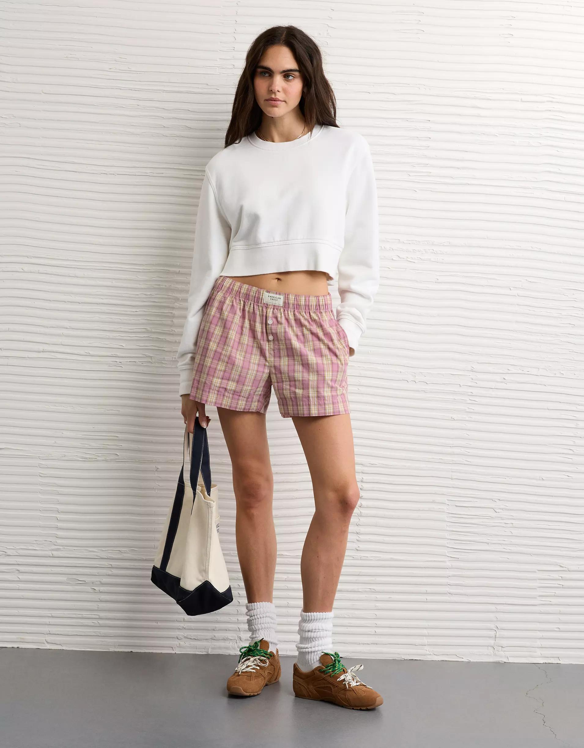 AE Stretch Denim Perfect Shortie Product Image