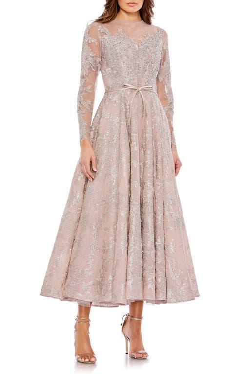 Womens Floral Embellished Cocktail Dress Product Image