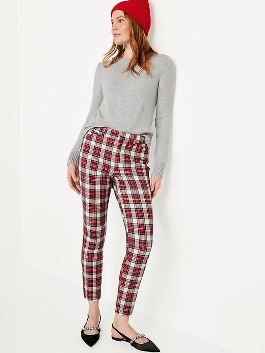 High-Waisted Pixie Skinny Ankle Pants Product Image