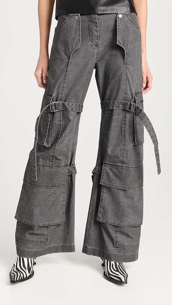 Acne Studios Casual Relaxed Fit Trousers | Shopbop Product Image