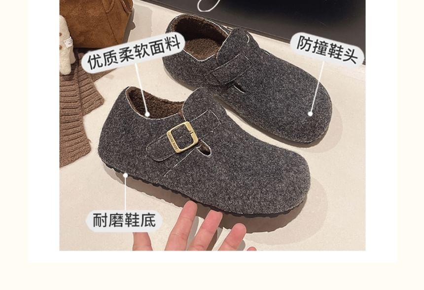 Buckled Fleece-Lined Slip-Ons Product Image